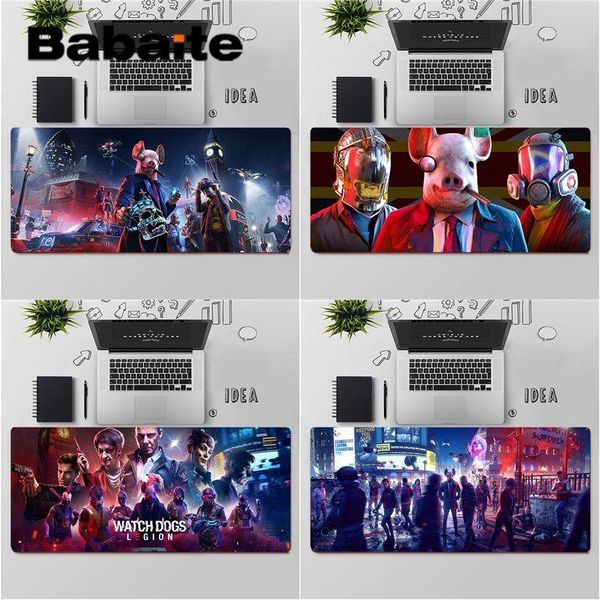 

mouse pads & wrist rests babaite watch dogs legion unique deskpad game mousepad large keyboards mat