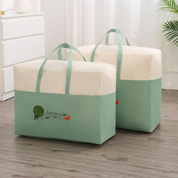 

storage bags larger capacity household bag quilt pillow blanket pouch folding waterproof clothes sock closet organize accessories