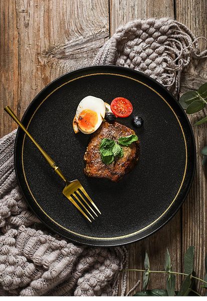 

dishes & plates round nordic dinner trays decorative set and dinnerware talerze obiadowe restaurant supplies bd50dp