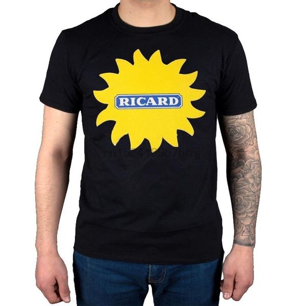 

men's t-shirts fashion mens ricard graphic t shirts custom classic tee, White;black