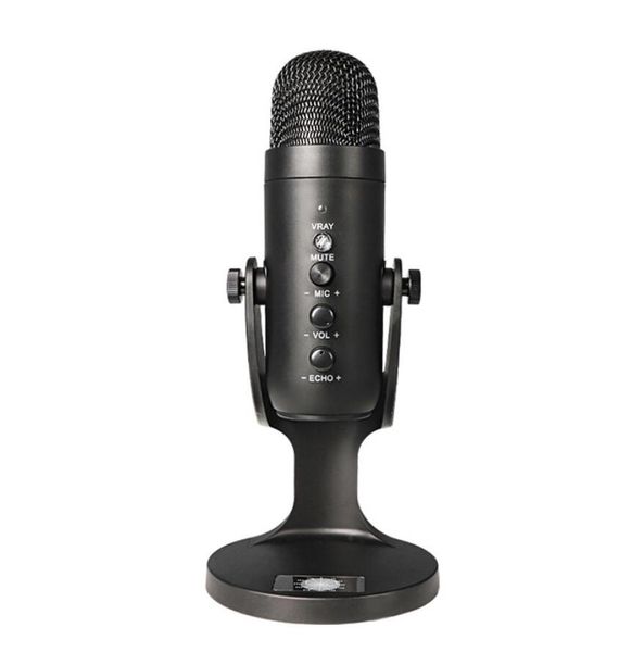 Condenser Microphone RGB MIC стенд фильтр потоковое вещание записи наушников USB игровые микрофоны для компьютера