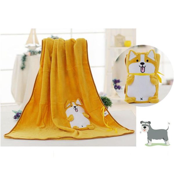 

blankets & swaddling 2021 creative cartoon animal coral fleece baby blanket keji husky dog styling small for born infant toddler kid gifts