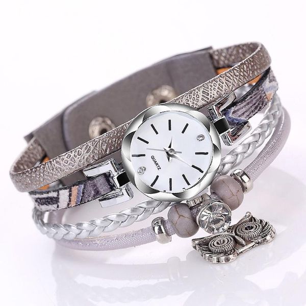 

wristwatches bracelet quartz watch stainless steel wristwatch women's bangle gift, Slivery;brown