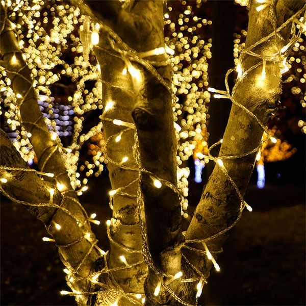 Strings Fairy Lights String Wasserdichte Weihnachtsdekoration für Home Garland Street Led Outdoor