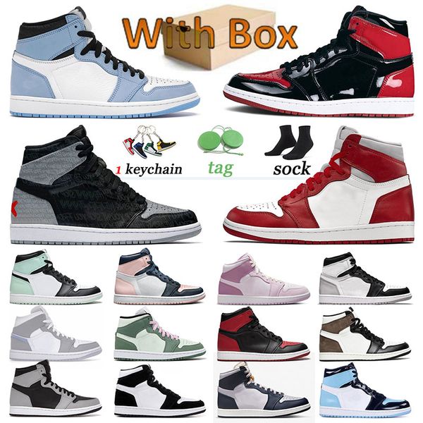 

big size us 11 jumpman 1 basketball shoes bred patent dark mocha mens grey camo university blue womens rebellionaire georgetown sports 1s sn