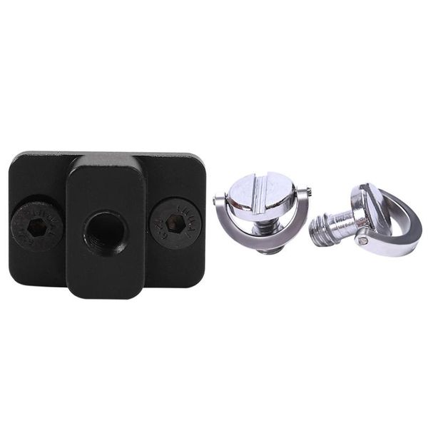 

stabilizers 1 set video monitor mounting plate & 2 pcs quick release camera fixing screw d-ring screws 1/4 inch
