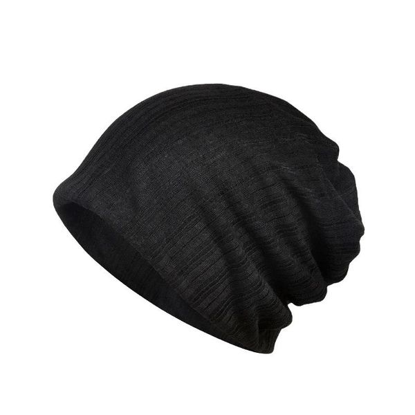 

beanie/skull caps hat factory in spring and summer, thin baotou women outdoor breathable fashion korean chao joker hood stacking, Blue;gray