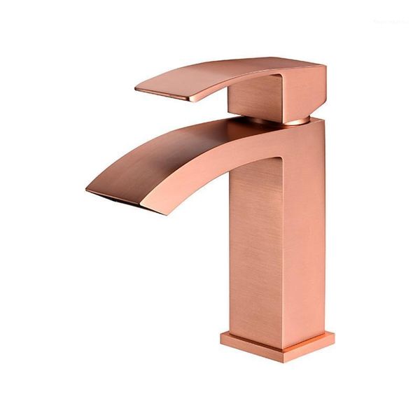 

toilet faucet bathroom water tap art basin faucets brushed rose gold el sink mixer brass1