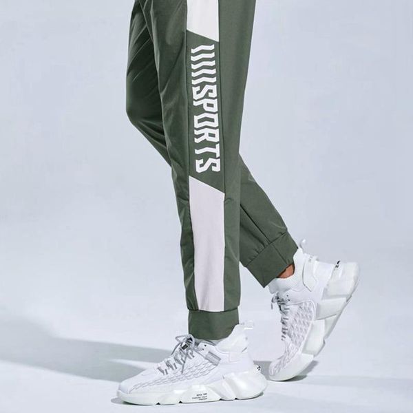 

running pants 2021 sweatpants men's sports athletic training tracksuits breathable gym fitness football legging jogging trousers, Black;blue