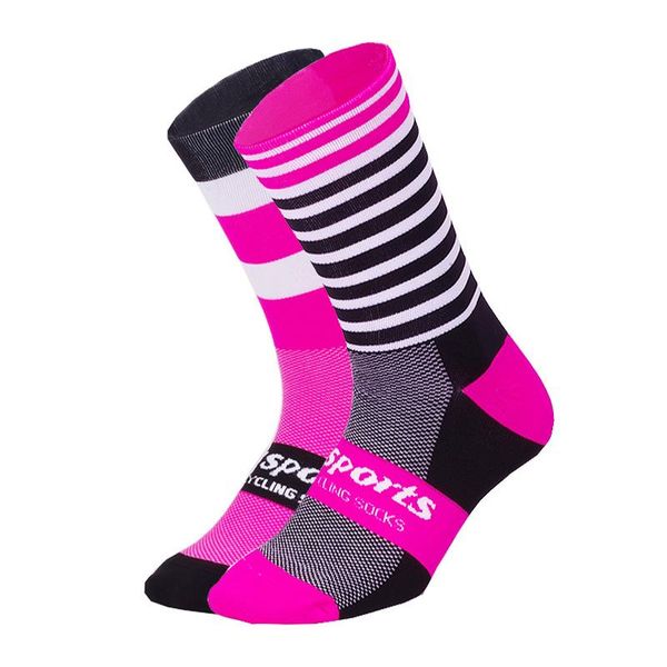 

sports socks professional cycling men women basketball outdoor breathable protect feet bicycle, Black