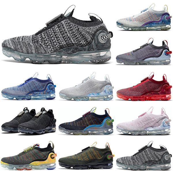 

new fashion running shoes men women dark grey deep royal blue light arctic pink mutil color opti yellow oreo pure platinum summit white team