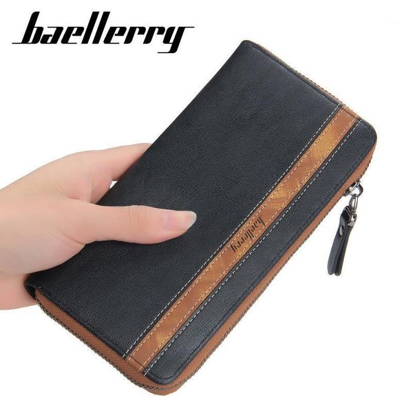 

wallets drop 2021 men's wallet vintage pu leather coin for men card holder purses and handbag luxury designer clutch bag1, Red;black