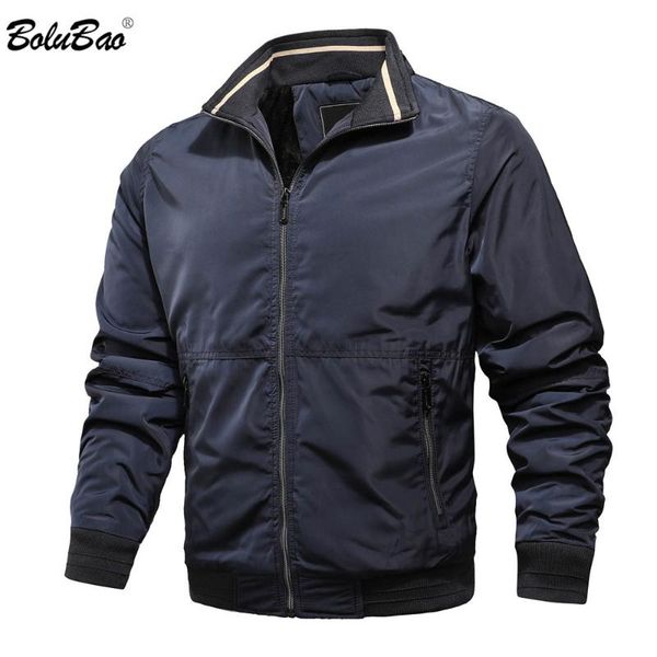 

men's jackets bolubao autumn brand men thin british style solid color simple male fashion wild, Black;brown