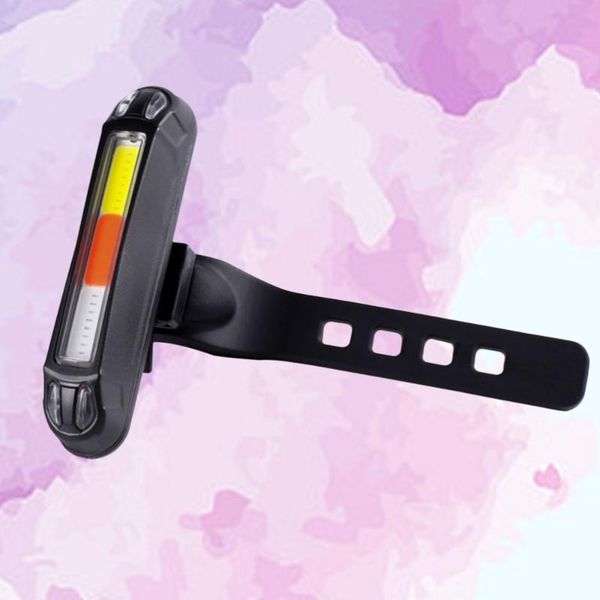 

bicycle rear light usb rechargeable led 3 colors cycling safety warning tail night accessories bike lights