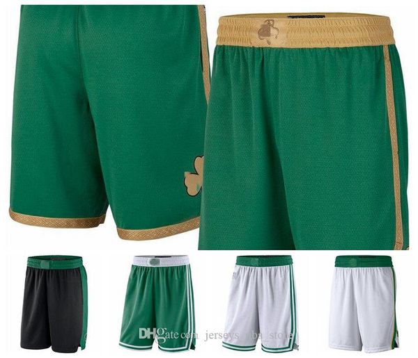 

boston celtics men 2019/20 iconedition bos swingman jersey basketball shorts, Black;red