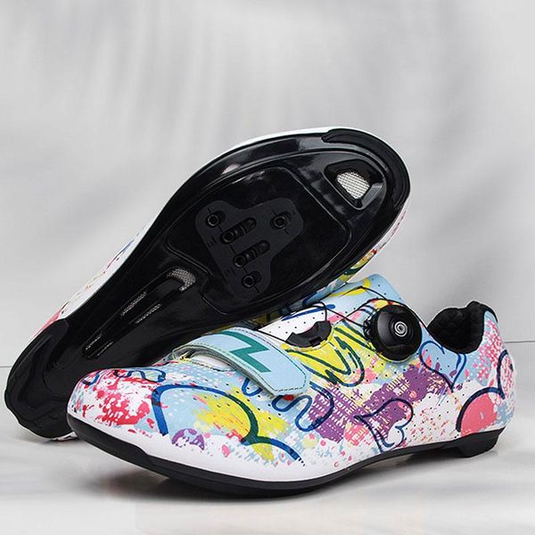 

cycling shoes men professional road biking self-locking ultralight bicycle sneakers outdoor mountain bike shoe footwear, Black