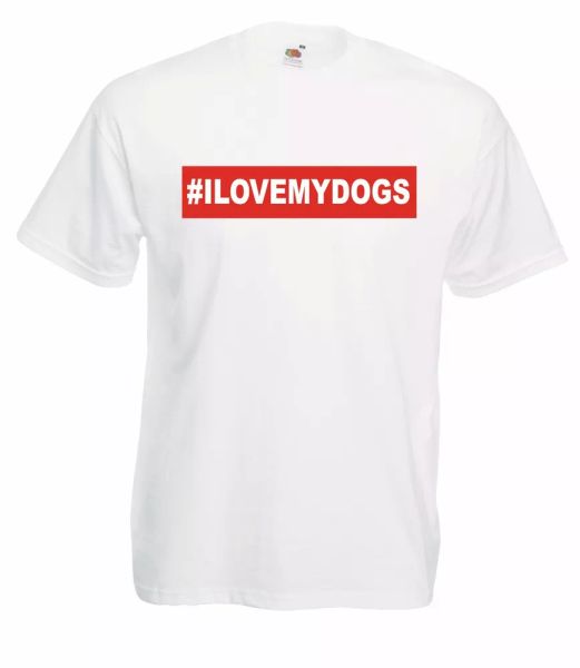 

t-shirt shirt j2023 i love my dogs dog pet animal, White;black