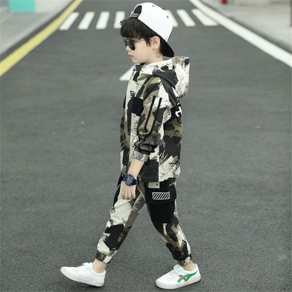 

clothing sets boys spring autumn teenager boy clothes kids casual sports suit children fashion tracksuits for 5-13y, White