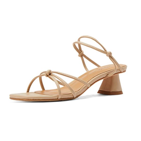 

genuine leather women summer pumps for walking home 2021 4.5cm med heels slippers casual house shoes woman, Black