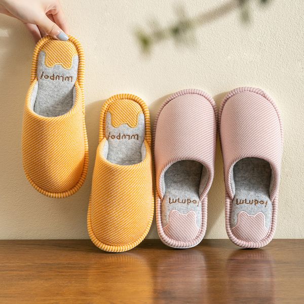 

women spring slippers soft sole lovers indoor shoes solid color female male home slipper comfortable ladies house floor slides, Black