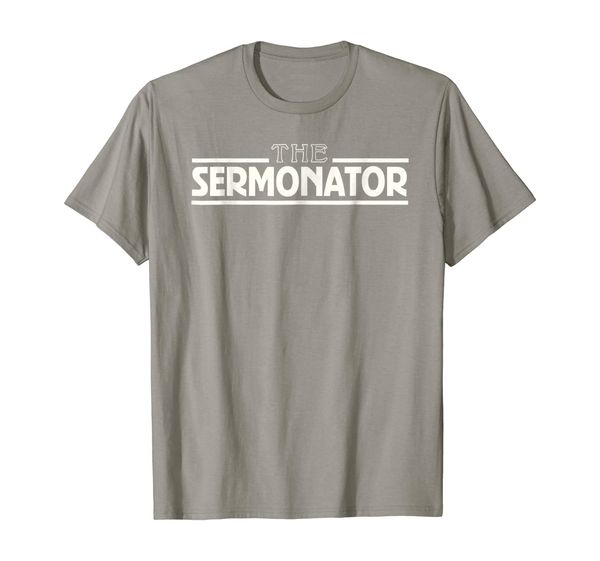 

The Sermonator awesome parish church pastor gift t-shirt Tee, Mainly pictures