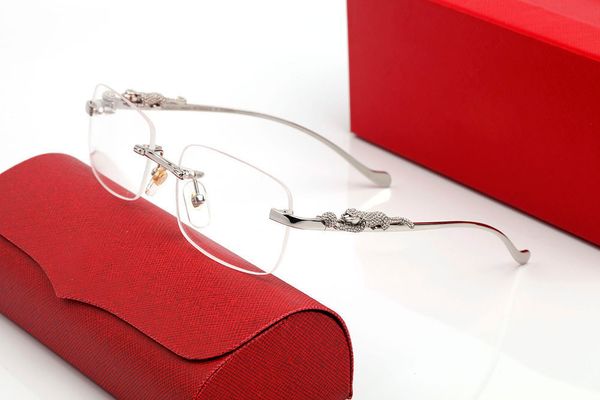 

fine glass ancient rimless square sunglasses men oculos new lens shape metal frame clear glasses for reading gafas women 147541, White;black