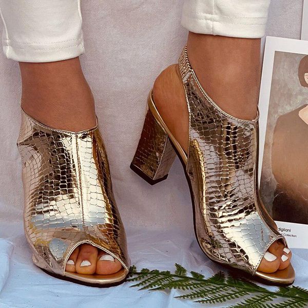 

sandals 2021 women summer party fashion female high square heels elastic band shoes ladies solid peep toe platform footwear, Black