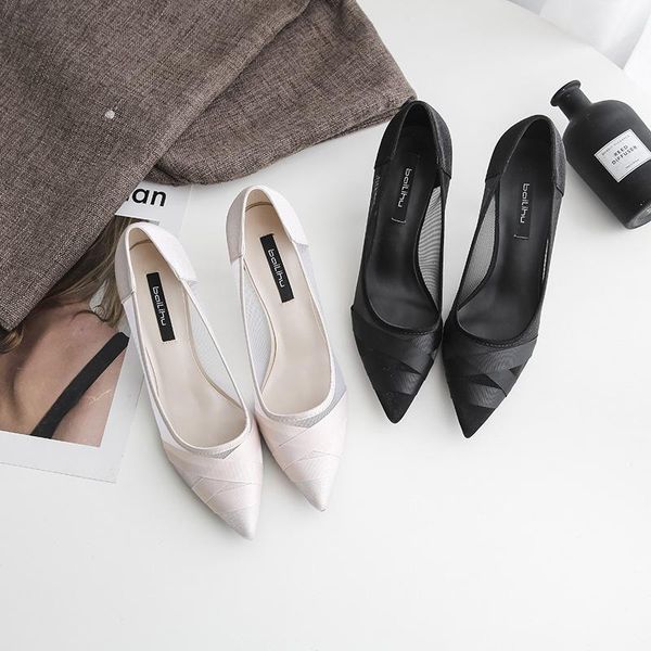 

brief pumps fashion women's shoes slip on gold heels shallow mouth pointed wedge sandals ladies 2021 sweet slip-on lace dress, Black