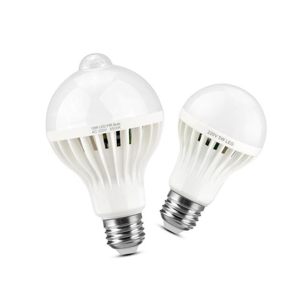 

bulbs white led bulb 2835leds montion/sound sensor light auto on/off induction smart lamp for home