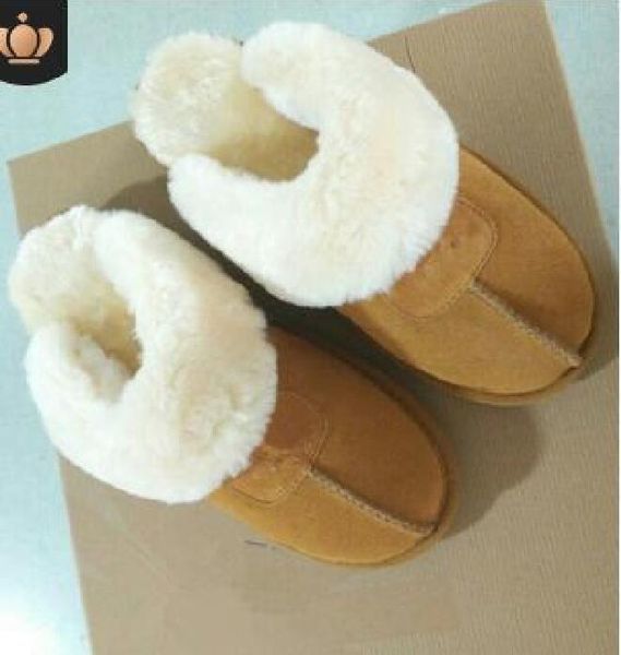 

women men classic warm cotton slippers fashion men's and women's slippers short boots women snow boots cotton slippers us4-us13, Black