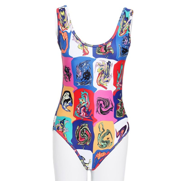 

one-piece suits 9913 women's printed swimsuit, slimming bikini, collection, , fashion, sexy, stylist, beach, summer