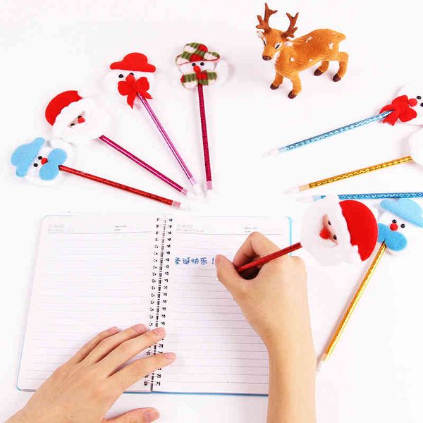 

christmas decorations ball point pen lovely santa pen plush christmas pen small gift
