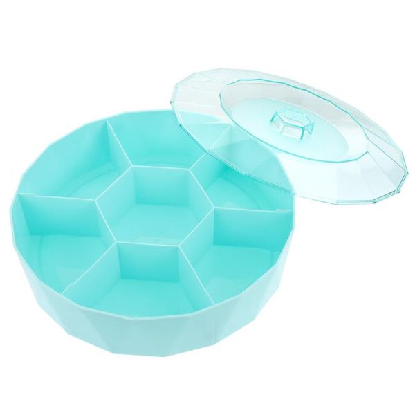 

gift wrap nut candy dried fruit tray with clear lid storage box