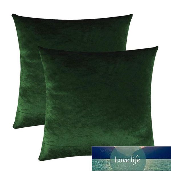 2 pacotes de almofadas decorativas cobre casos para sofá sofá sofá moderno veludo caseiro lance travesseiros cobre verde ouro 45x45 preço de fábrica especialista design