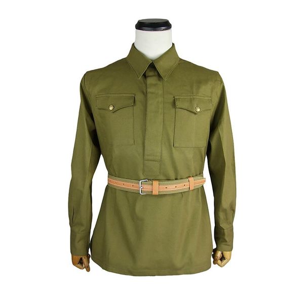 

men's tracksuits world war ii soviet union russia m35 uniform shirt, Gray