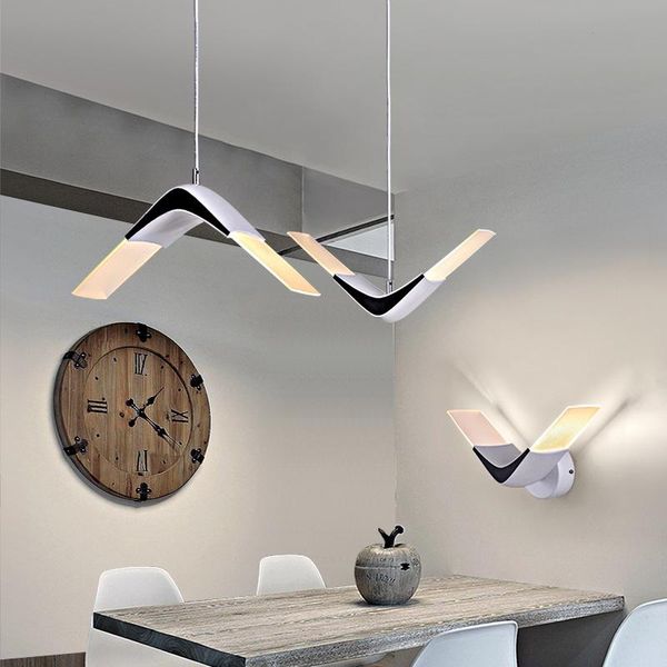 

pendant lamps modern minimalist chandelier nordic creative personality dining room living bar led bedroom bedside