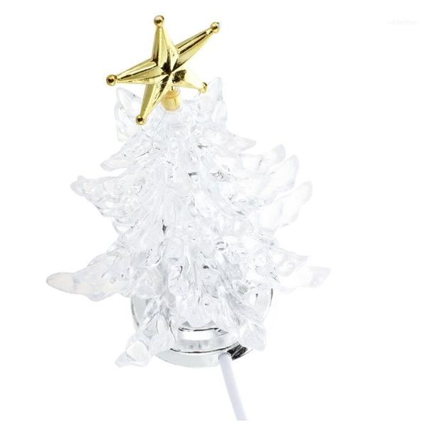 

christmas decorations usb powered miniature tree with multicolor leds1