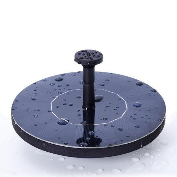 

solar fountain pump black garden decorations