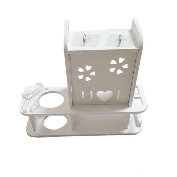 

bathroom storage & organization hair dryer rack for nail-in holder