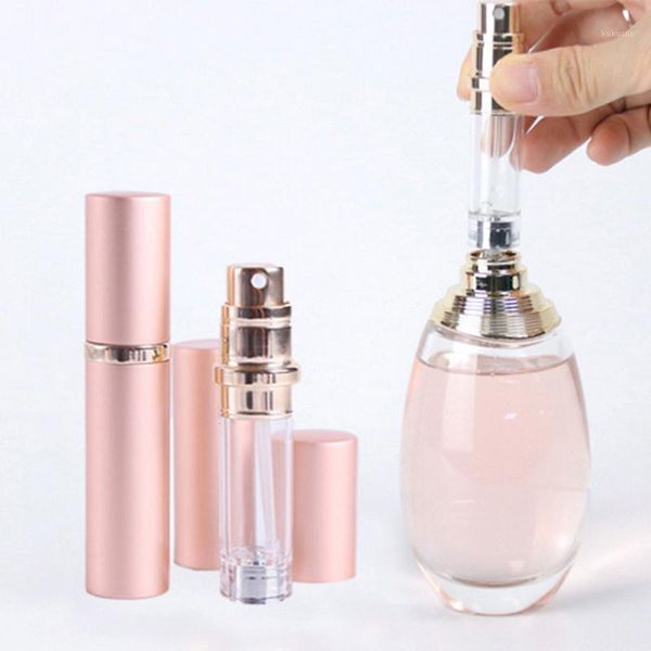 

storage bottles & jars 5ml mini can be filled portable travel convenient air atomizer perfume bottle spray cosmetic container for traveler