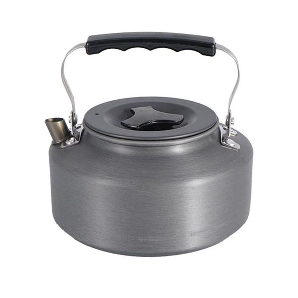 

1.1l outdoor camping kettle water kettles coffee pot teapot super light bottle