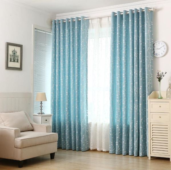 

curtain & drapes modern and simple korean pastoral small fresh imitation half-covered vines story for living dining room bedroom