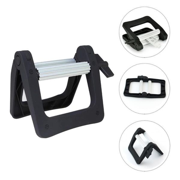 

toothbrush holders 1pc durable toothpaste squeezer cream tube roller (black)