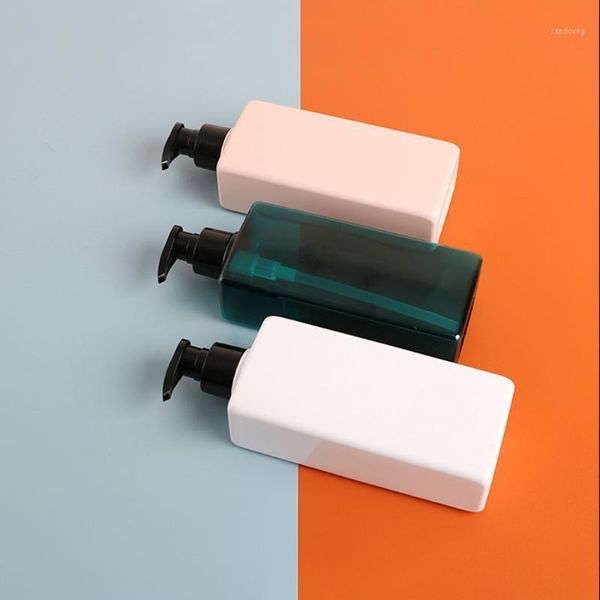 

storage bottles & jars 400ml pet liquid soap dispenser shampoo shower gel lotion pump bottle empty container bathroom accessories household