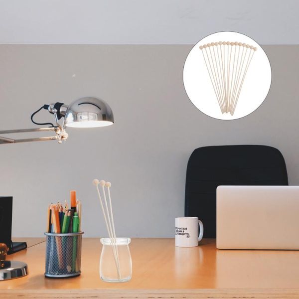 

15pcs spa aroma diffuser stick wood bead fragrance indoor perfume lamps