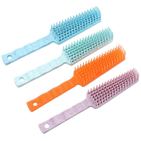 

hair brushes 4pcs combs head care tools portable scalp brush, Silver