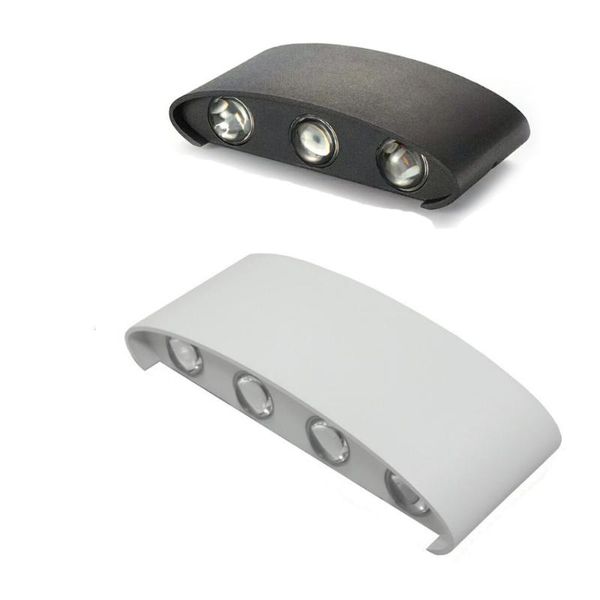 

wall lamp aluminum alloy 6w 8w ip65 waterproof led light for bedroom corridor garden living room