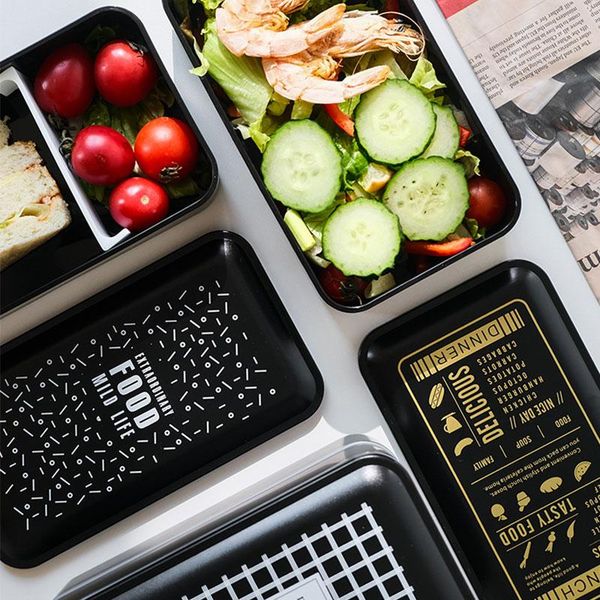 

dinnerware sets microwave double layer lunch box feeling salad bento bpa portable container workers student