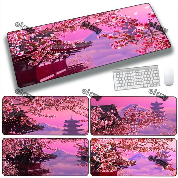 

mouse pads & wrist rests flower cute pad gaming mousepad anime gamer kawaii accessories large desk mat deskmat xxl pink gamers carpets mause