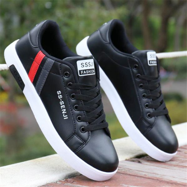 

fashion summer new shoes street pure black shoes men's small casual work03